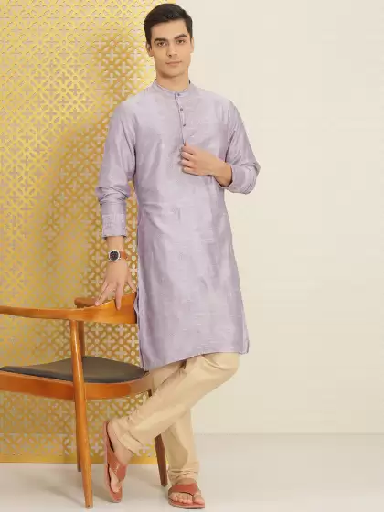 Men Ethnic Motifs Embroidered Kurta - image 3