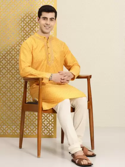 Men Ethnic Motifs Jashn Kurta - image 3