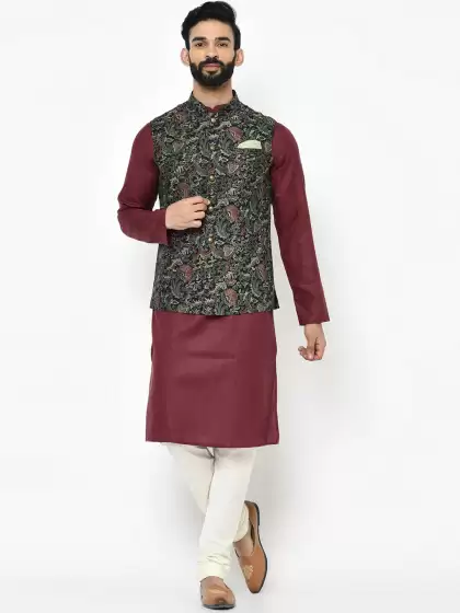 Men Kurta with Churidar - image 3