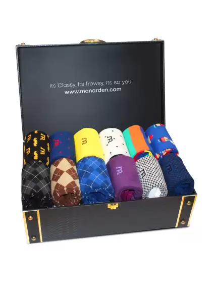 Men Pack Of 12 Calf-Length Socks - image 3