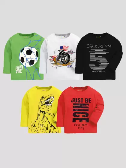 Boys Typography Printed Applique T-shirt - image 3