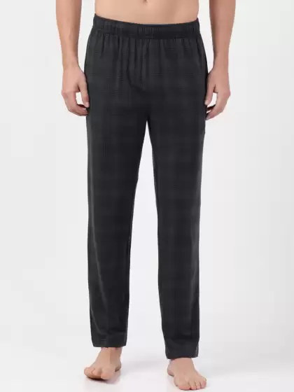 Men Checked Lounge Pants - image 3