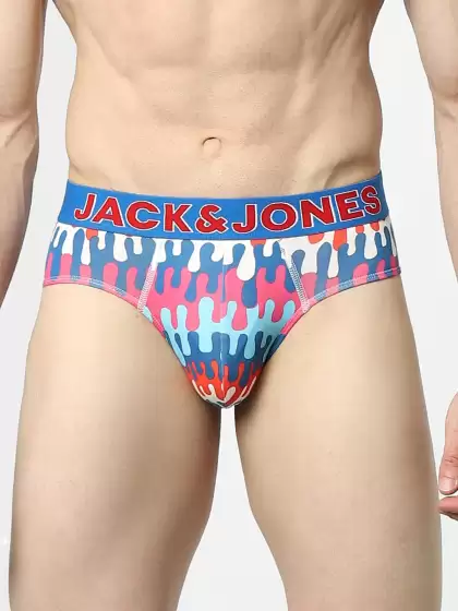 Men Printed Cotton Basic Briefs - image 3