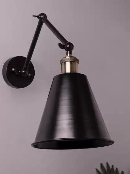 Solid Triple movement, Antique Gold Edison 360 Guard Shade Wall Lamp, Wall Lamps - image 3