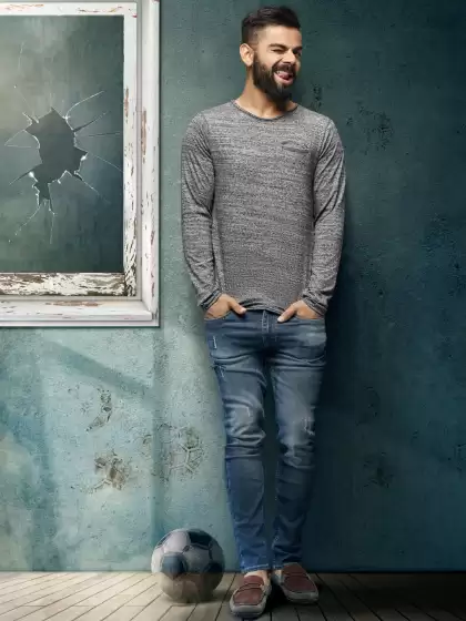Self Design Welt Pocket T-shirt - image 3