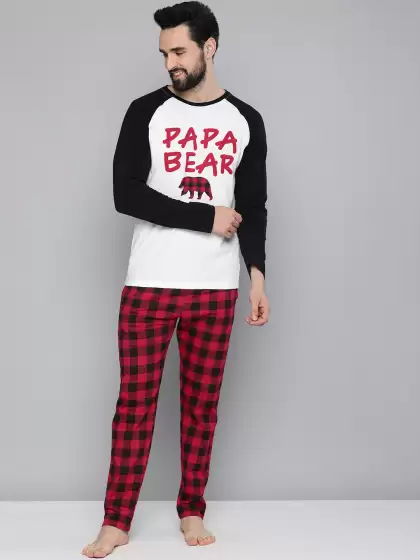 Men Printed Night suit - image 3