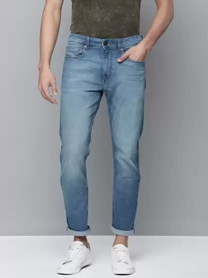 Men Slim Tapered Fit Jeans - image 3