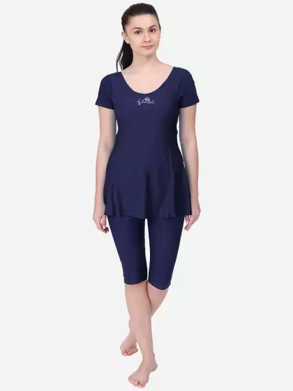 Women  Solid Single Piece Swimwear - image 3