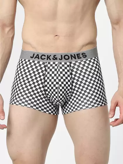 Men Checked Cotton Trunks - image 3