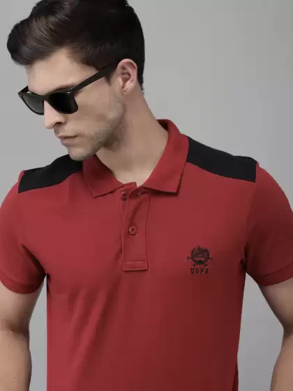 Men Polo Collar Slim Fit T-shirt - image 3