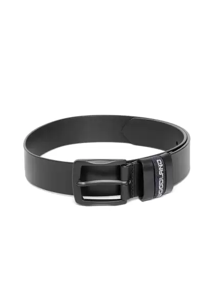 Men Solid Leather Belt - image 3