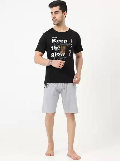 Men Printed Night suit - image 3