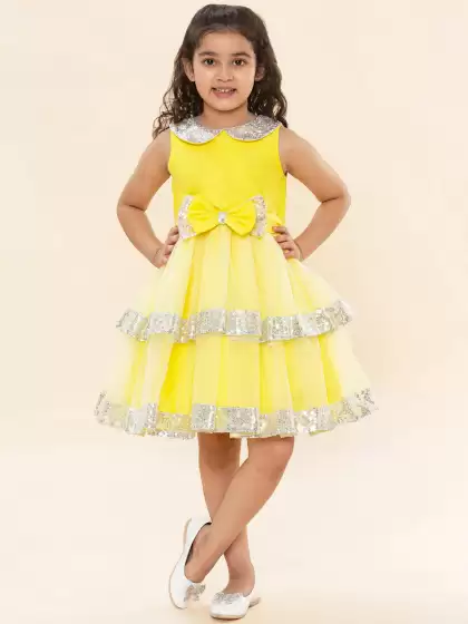 Girls Net Dress - image 3
