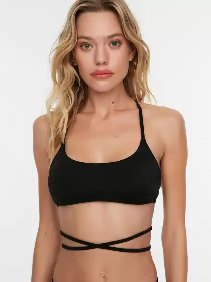 Women Solid Swim Tops - image 3