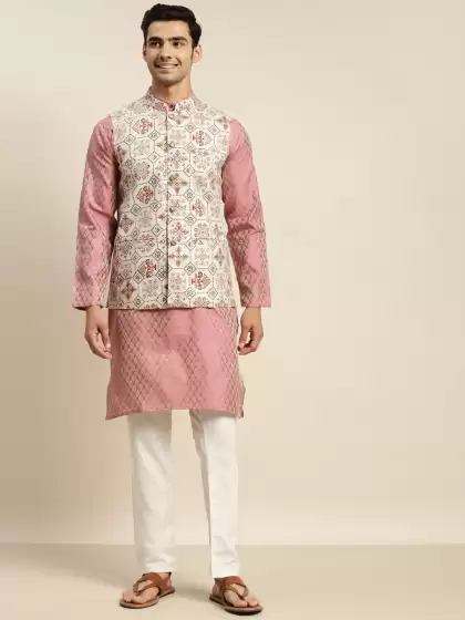 Men Kurta with Churidar - image 3