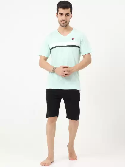 Men Printed Night suit - image 3