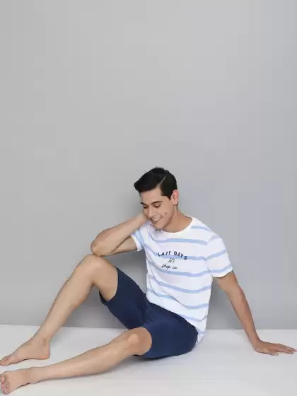 Men Striped Night Suit - image 3