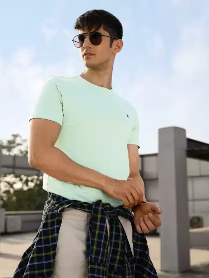 Men Pure Cotton T-shirt - image 3