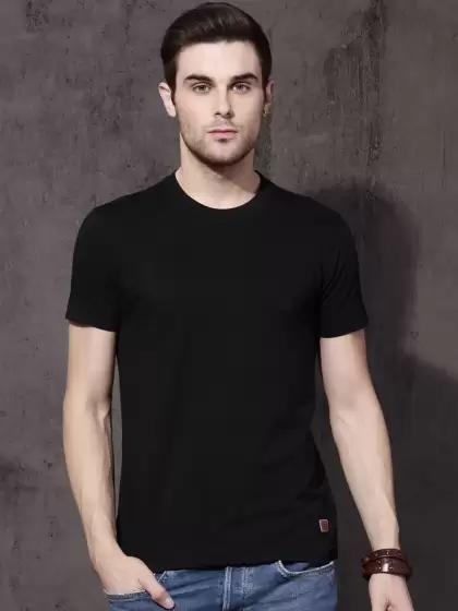 Men Cotton Pure Cotton T-shirt - image 3