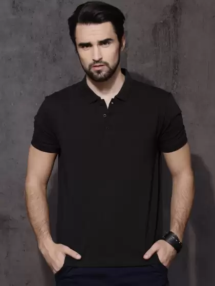Polo Collar Cotton Pure Cotton T-shirt - image 3