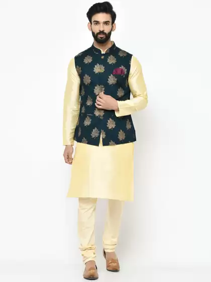 Men Kurta with Churidar - image 3