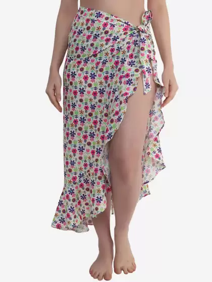 Women Printed Wrap-Around Sarong - image 3