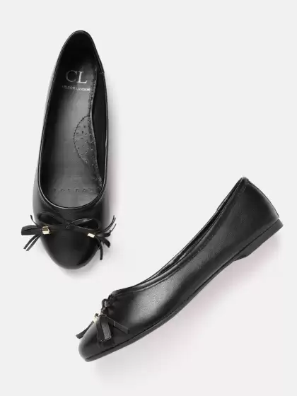 Women Bow Detail Ballerinas - image 3