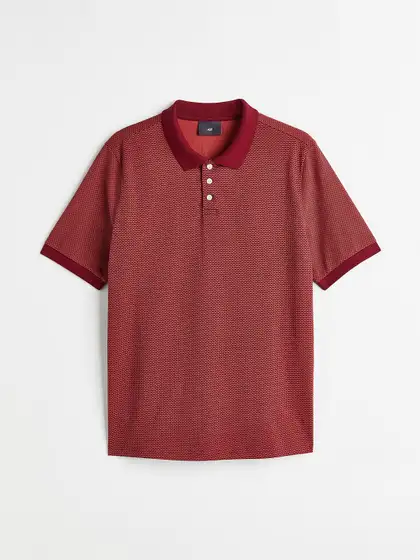 Men Slim Fit Piqu Polo Shirt - image 3
