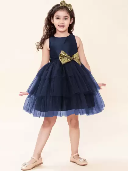 Embellished Net Dress - image 3