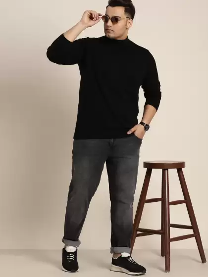 Men Plus Size Tapered Jeans - image 3