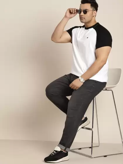 Men Plus Size Tapered Jeans - image 4