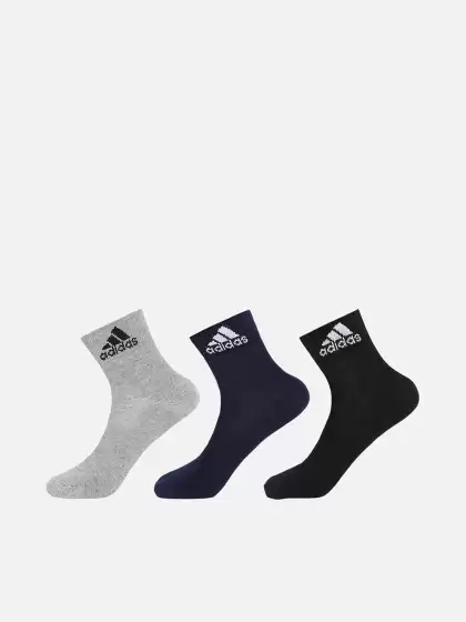 Men  Pack Of 3 Solid Ankle-Length  Socks - image 3
