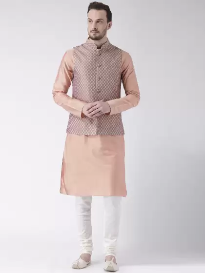 Men Kurta with Churidar - image 3