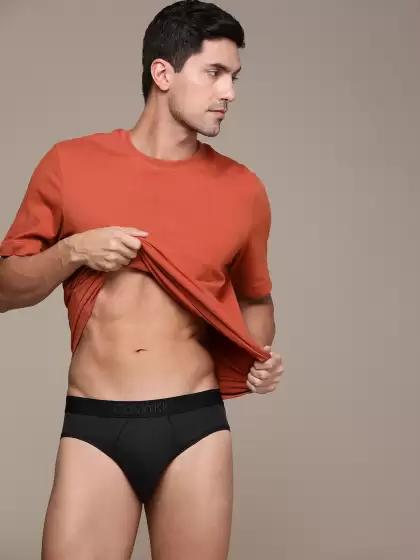 Men Solid Basic Briefs - image 3