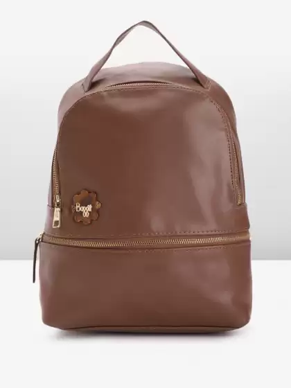 Women Solid Backpack - image 3