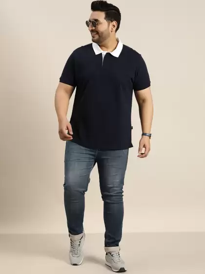 Plus Size Polo Collar T-shirt - image 3