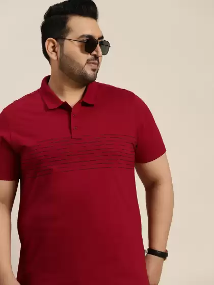 Plus Size Polo Collar T-shirt - image 3