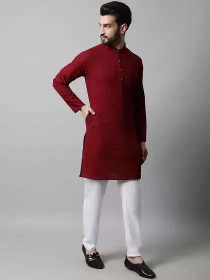 Men Pure Cotton Kurta Set - image 3
