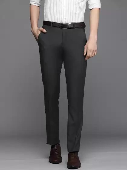 Men Slim Fit Formal Trousers - image 3