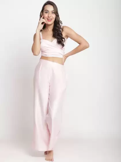 Women Solid Swimwear Set - image 3