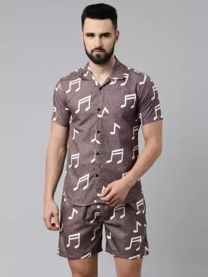 Men Printed Night suit - image 3
