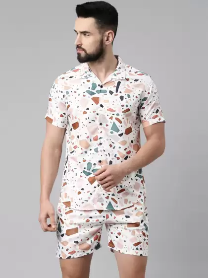 Men Printed Night suit - image 3