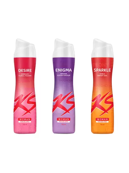 Women Set Of 3 Deodorant-450ml - image 3