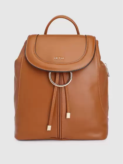 Women Solid Backpack - image 3