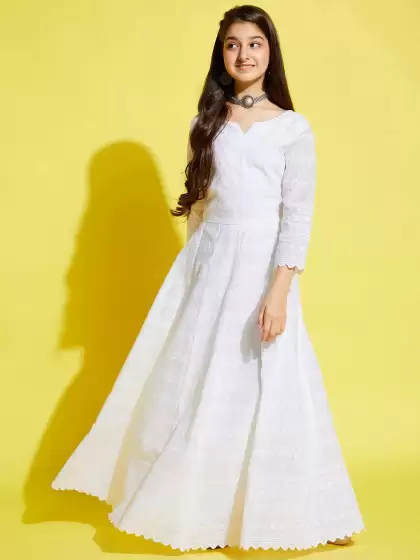 Floral Cotton Maxi Dress - image 3