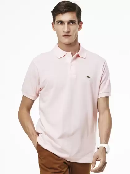 Solid Polo Collar T-shirt - image 3