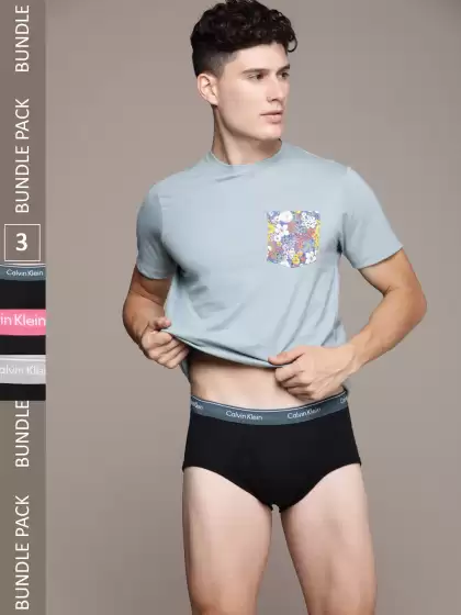 Men Pack Of 3 Cotton Briefs - image 3