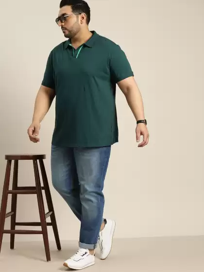 Men Plus Size Tapered Jeans - image 3
