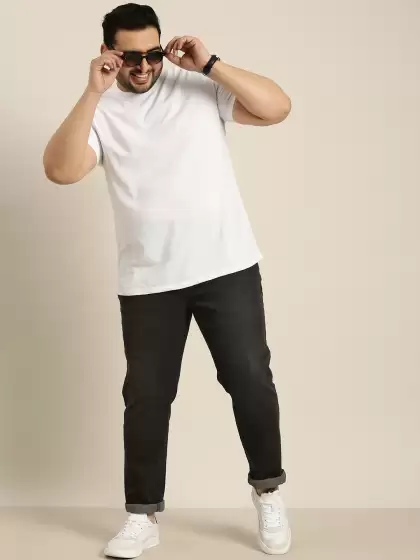 Men Plus Size Tapered Jeans - image 3