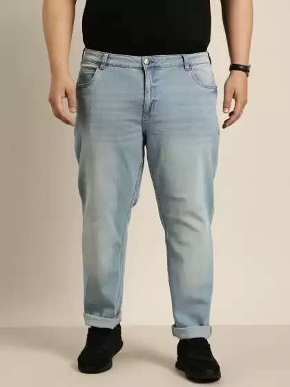 Men Plus Size Tapered Jeans - image 3